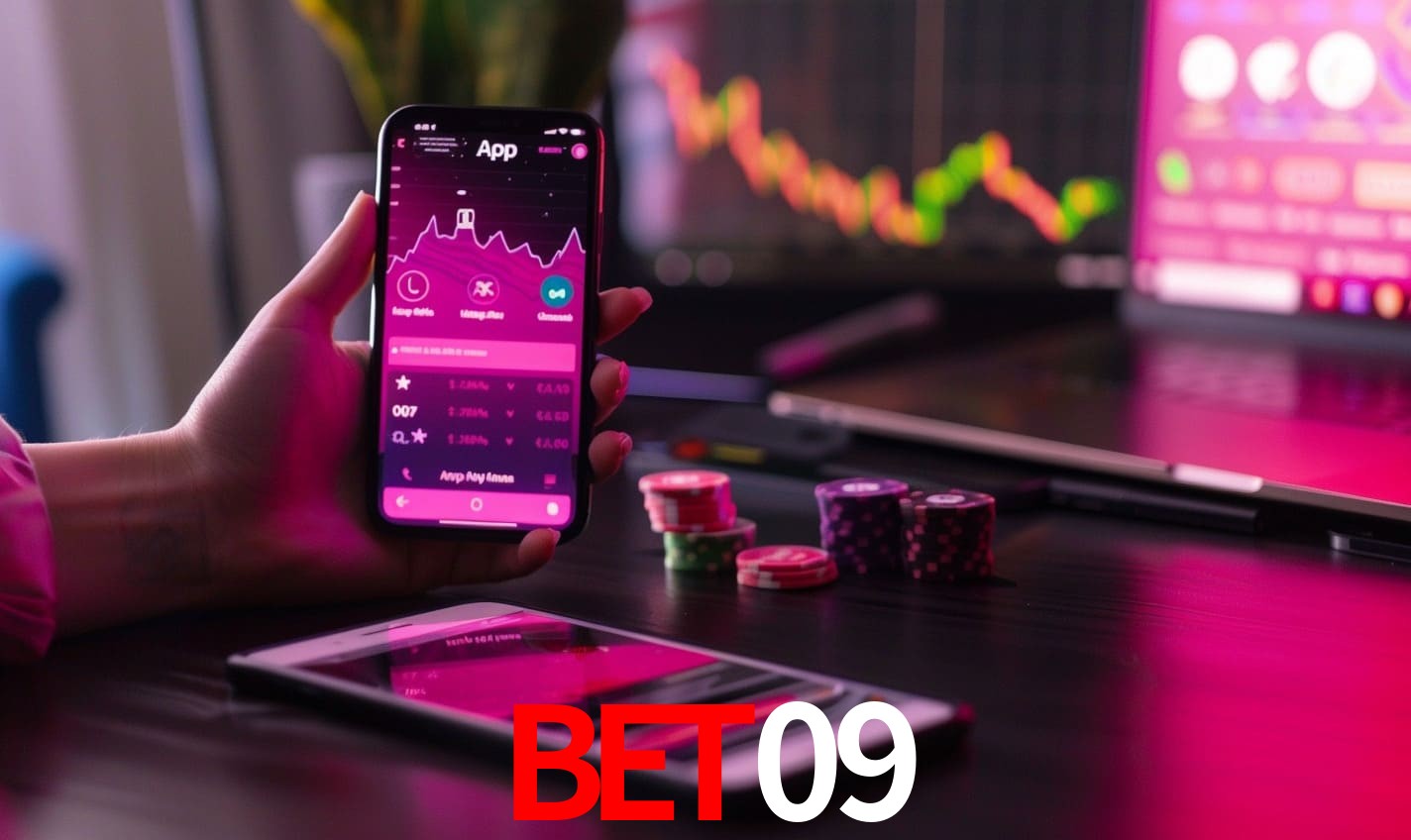Comparação APP mobile vs versão web da BET09